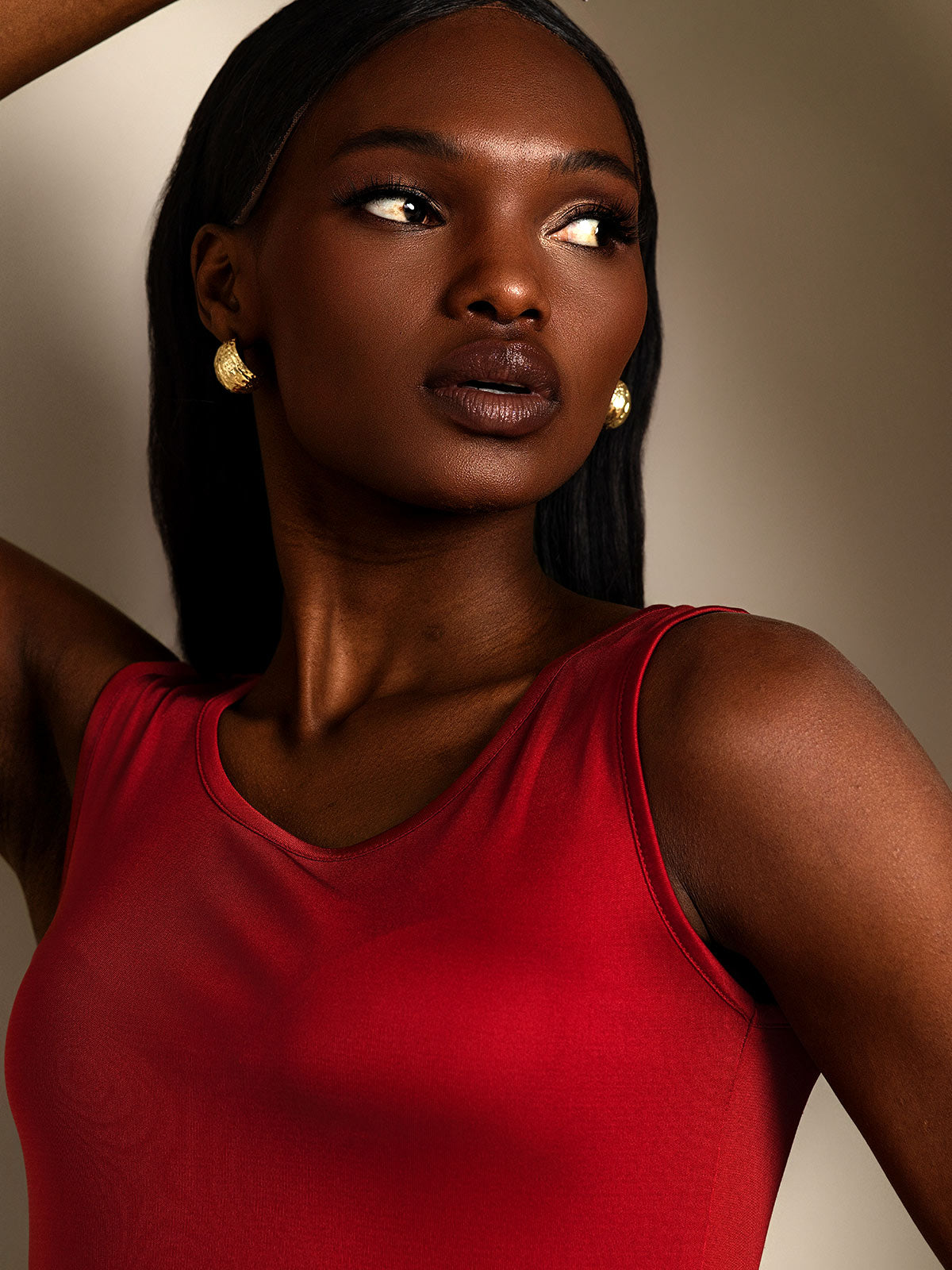 Pure Silk Lounge Sleeveless Tank Top