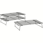3-Tier Foldable Cooling Rack, Cake Tool, Baking Accessory, Cookie and Cake Drying Stand