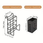 Double-layer Carbon Steel Large Dish Rack with Cutlery, Cup Holder And Drain Board, Space-saving And Durable And Rust-resistant, Suitable for Large Family Gatherings Such As Christmas, Halloween And Black Friday, The First Choice for Gifts